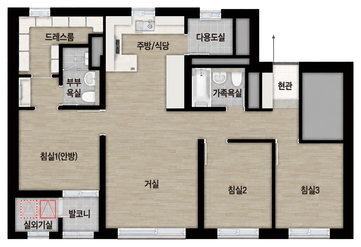 59㎡ A 평면도