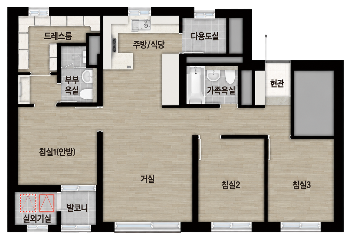 59㎡ A 평면도