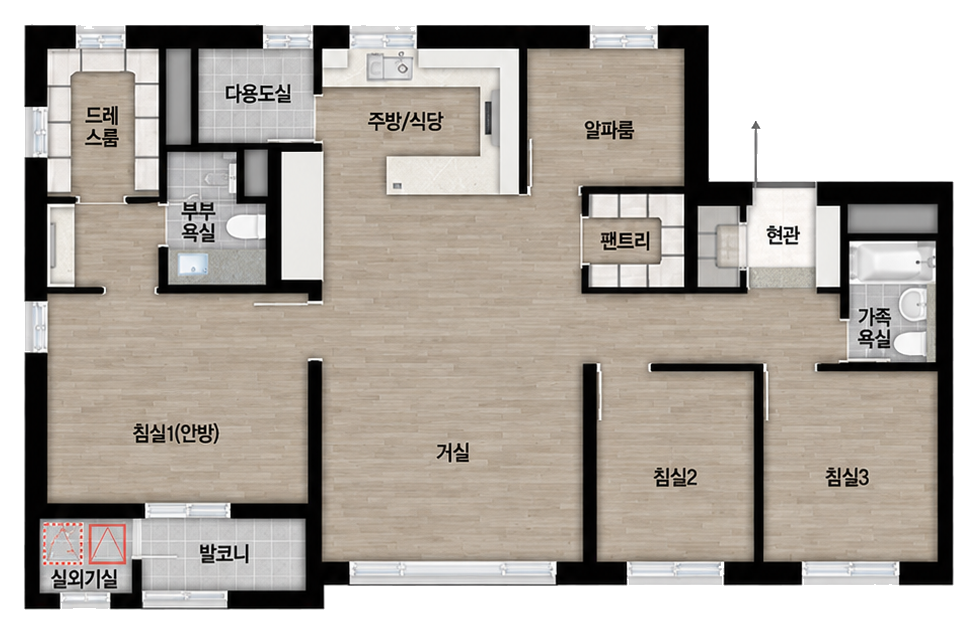 84㎡ C 평면도