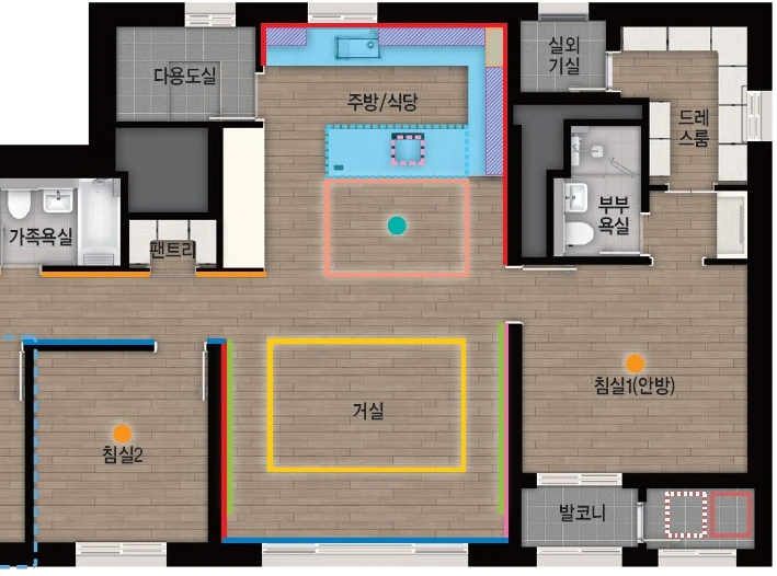 84D 평면도