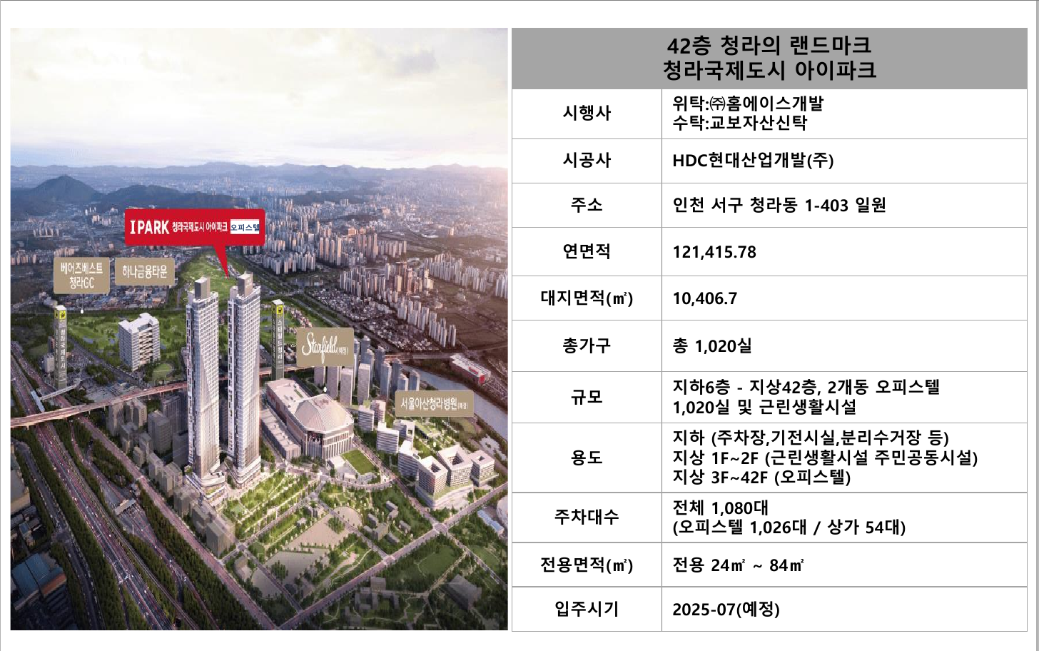 청라국제도시 아이파크 자료 이미지
