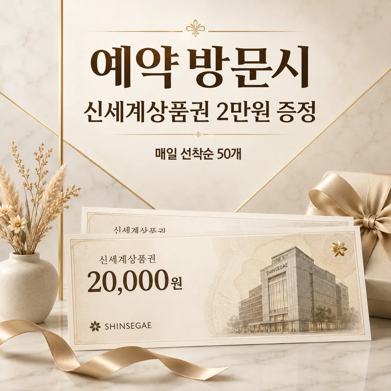 예약시 상품권