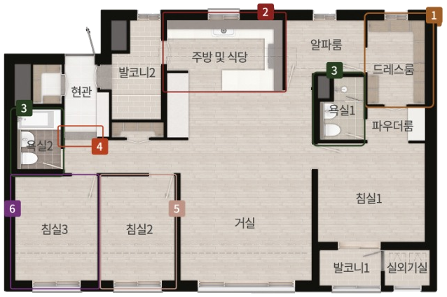98㎡ A 평면도