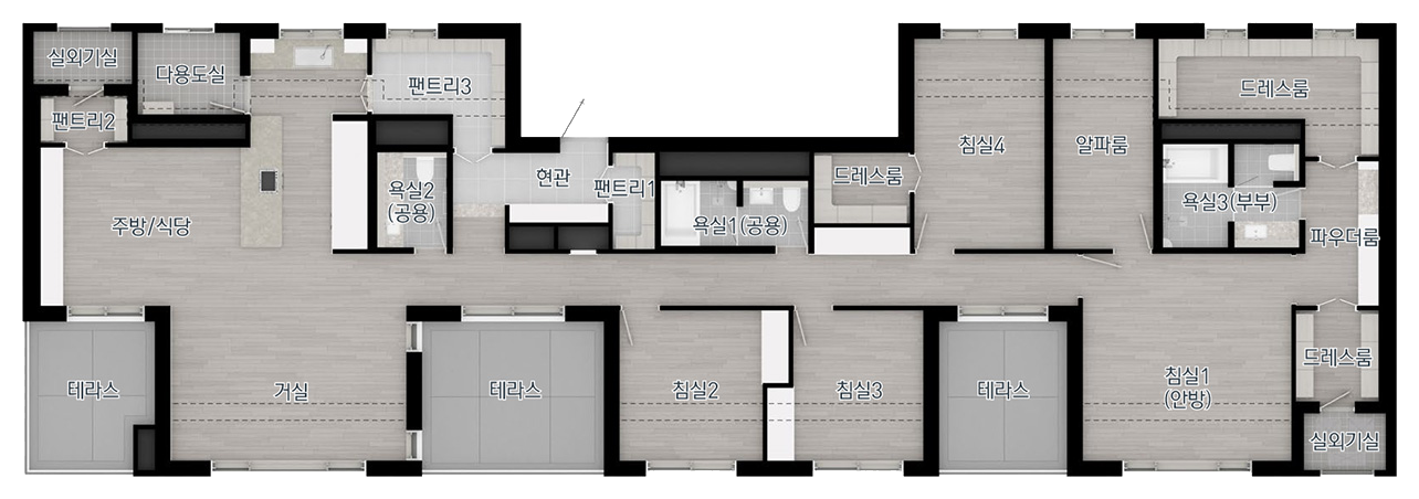 171㎡ P 평면도