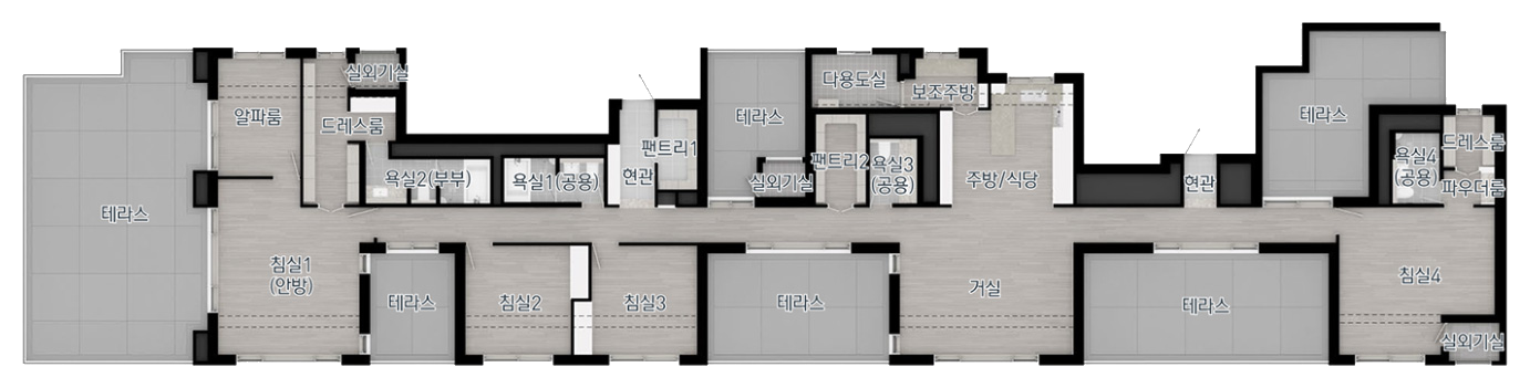 192㎡ P 평면도