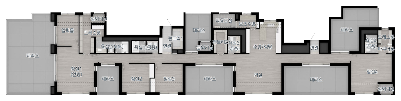 192㎡ P 평면도
